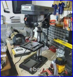 12 Speed Bench Drill Press 10in Drilling Machine Heavy Duty Power Metal Stand