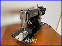 1954 Singer Sewing Machine 191J'Fully Tested Black Heavy Duty
