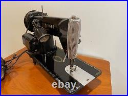 1954 Singer Sewing Machine 191J'Fully Tested Black Heavy Duty