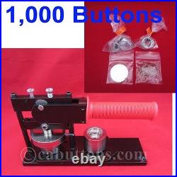 1 inch in Tecre Standard Heavy Duty Button Maker Machine + 1000 Parts (1,000)