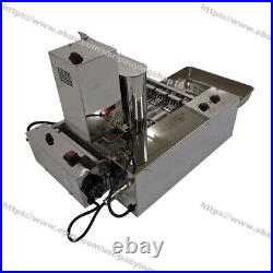 4pcs/Row Heavy Duty Electric Automated Mini Doughnut Donut Machine Maker Fryer
