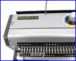 Akiles WireMac 31 31 Heavy-Duty Wire Punch and Binding Machine
