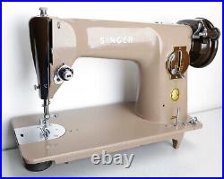 Antique SINGER 201K sewing machine denim leather canvas rare vtg heavy duty best