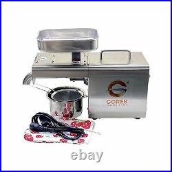 Automatic Oil Press Machine expeller 3 / 6kg/hr Heavy duty 220 v availablE