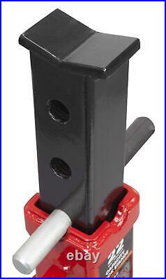 BIG RED 22Ton Capacity Heavy Duty Steel Jack Stands, 2 Pack, Red