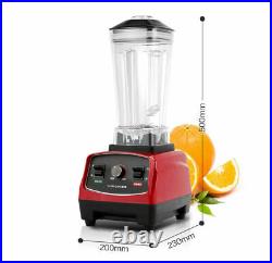 BPA Free 3HP 2200W Heavy Duty Commercial Blender Mixer Juicer Smoothie Machine