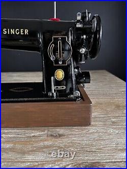 Beautiful 1954 Singer 191J Sewing Machine Potted Motor Fully Tested Heavy Duty
