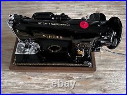 Beautiful 1954 Singer 191J Sewing Machine Potted Motor Fully Tested Heavy Duty