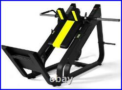 Black Bull Commercial Heavy Duty Hack Squat Machine Gym Fitness + 100KG Weights