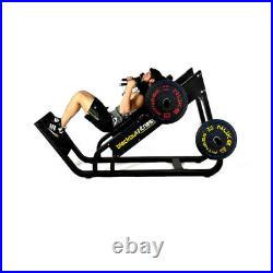Black Bull Commercial Heavy Duty Hack Squat Machine Gym Fitness + 100KG Weights