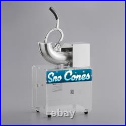 Commercial Heavy-Duty Electric Snow Cone Maker Shaved Ice Machine Syrup Slushie
