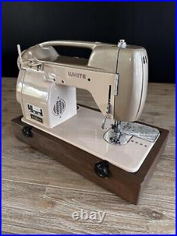 Cool 1960s ZigZag White 769 Selectronic Heavy Duty Sewing Machine Fully Tested