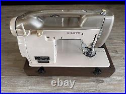Cool 1960s ZigZag White 769 Selectronic Heavy Duty Sewing Machine Fully Tested