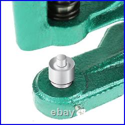 Eyelet Grommet Machine Heavy Duty Manual Punch Hand Press Tools Set With 3 Dies