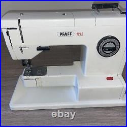 For Parts or Repair No Pedal PFAFF Synchomatic 1212 Heavy Duty Sewing Machine