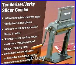 Guide Gear 2-in-1 Meat Tenderizer Machine Jerky Slicer Tool Heavy-Duty Aluminum