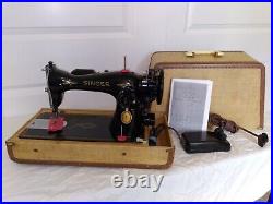 HEAVY-DUTY Singer 15-91 Sewing Machine CLEANED AND TESTED
