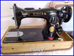 HEAVY-DUTY Singer 15-91 Sewing Machine CLEANED AND TESTED