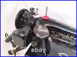 HEAVY-DUTY Singer 15-91 Sewing Machine WITH ZIG-ZAGGER PROFESSIONALLY serviced
