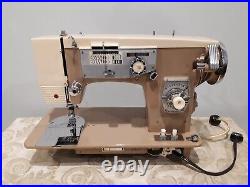 Heavy Duty All Steel Sewing Machine Zigzag Japan Leather Canvas Tested