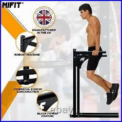 Heavy Duty Dip Machine Home Gym Trainer Parallel Fitness Station MyFit