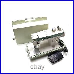 Heavy Duty Leather Upholstery Denim Singer 248 Sewing Machine In Case S8