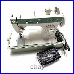 Heavy Duty Leather Upholstery Denim Singer 248 Sewing Machine In Case S8