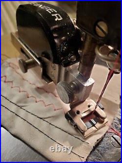 Heavy Duty Leather Upholstery Denim Singer 99 Sewing Machine SERVICED