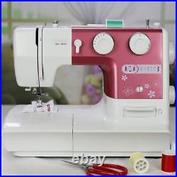 Heavy Duty Sewing Machine Household Stitches Metal Frame Twin Needle Sewing 60W