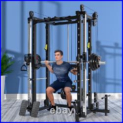 Heavy Duty Smith Squat Machine Strength Body Gantry Fitness Home Gym Complex New