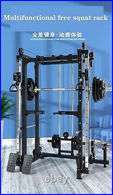 Heavy Duty Smith Squat Machine Strength Body Gantry Fitness Home Gym Complex New