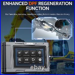 Heavy Duty Truck Scanner HD OBD All System DPF Regen for Construction machine
