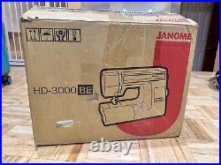 Janome HD3000 Black Heavy Duty Sewing Machine Open Box