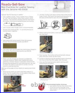 Janome HD3000 Heavy Duty Sewing Machine + Hard Case NEW