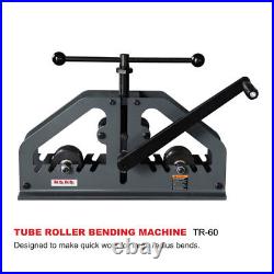 Kakaind Tr60 Roll Bender Tube Pipe Bender Ring Roller Bending Machine Heavy Duty