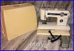 Kenmore Sears Model 148.15210 Sewing Machine W Case & Foot Pedal-RARE VINTAGE
