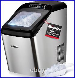 Mueller Nugget Ice Maker Machine Quietest Heavy-Duty Countertop Ice Machine