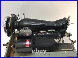 NON-WORKING Vintage Imperial Deluxe Heavy Duty Sewing Machine Black