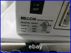 Necchi Royal Series Sewing Machine Model 3205FB WithPedal Tested Works Heavy Duty