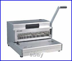 PC360 Manual Spiral Coil Binding Machine 14 Heavy Duty / Electric Inserter