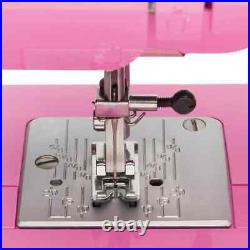 Pink Sorbet Easy-To-Use Heavy Duty 15 Stitch Pattern Metal Sewing Machine