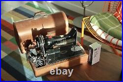 Rare Bentwood Case Heavy Duty Singer 99K Sewing Machine Serviced