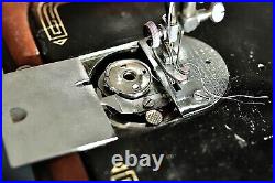Rare Bentwood Case Heavy Duty Singer 99K Sewing Machine Serviced