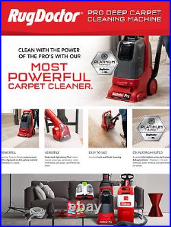 Rug Doctor Pro Deep Commercial Carpet Cleaning Machine Powerful Heavy Duty