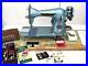 SERVICED_Heavy_Duty_Vtg_Sewing_Machine_Turquoise_Blue_Singer_15_Clone_Leather_01_oq