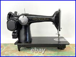 SERVICED Heavy Duty Vtg Singer 201-2 CENTENNIAL Sewing Machine Denim, Leather
