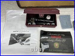 SERVICED Heavy Duty Vtg Singer 301A Sewing Machine Slant Shank Short Bed with Case