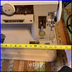 SINGER 401A Sewing Machine Slant-O-Matic Heavy Duty