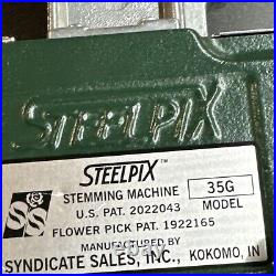 STEELPIX Model 35G Professional Stemming Machine USA Heavy Duty Work Horse