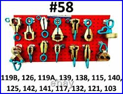 Set#58 Heavy Duty Auto Body Frame Machine 14 Piece Super Pulling Tools Clamps
